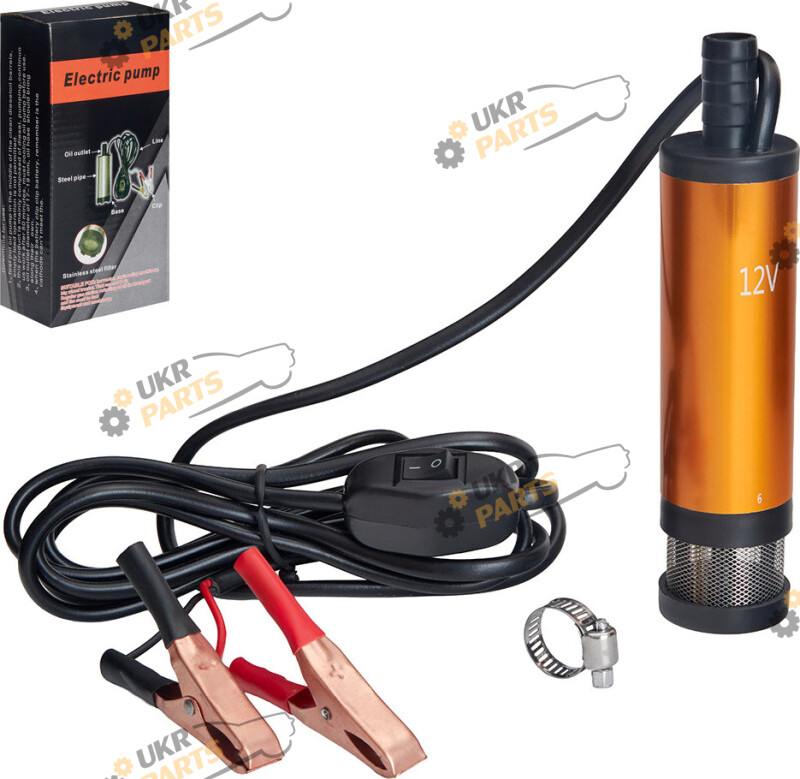 No Brand Насос для перекачування палива Fuel/Diesel Pump діаметр 40мм DC12V (67244)
