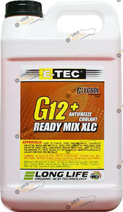 Антифриз E-TEC -40 Glycsol XLC G12 красный 4 л (2856)