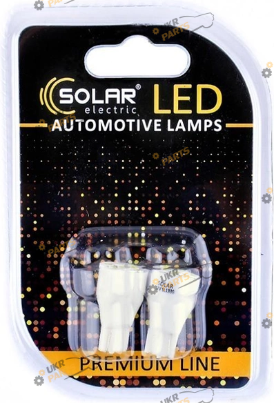 LED лампа SOLAR T10 W2.1x9.5d 12V 7SMD 2835 white W2.1X9.5d (SL1338)
