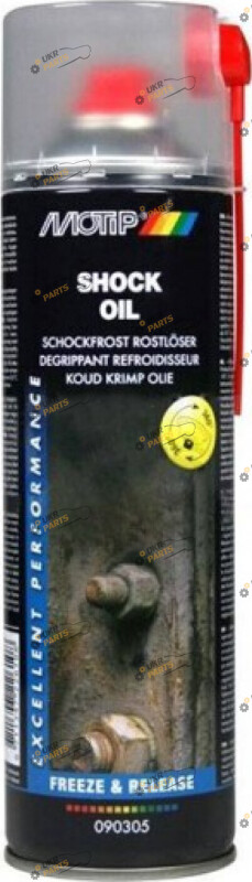 Растворитель ржавчины Motip Shock oil Термоключ -30°С 0.5 л (090305BS)
