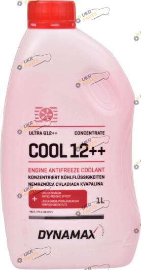 Антифриз Dynamax COOL ULTRA G12++ красный 1 л (500158)