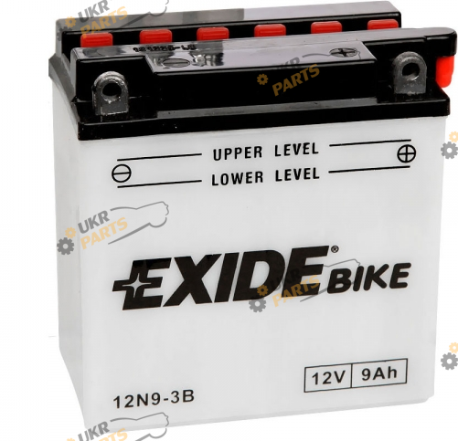 Мотоциклетный аккумулятор Exide 9 Ач (12N9-3B)