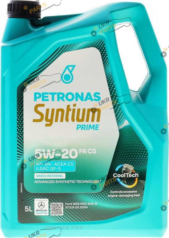 Моторное масло Petronas SYNTIUM PRIME FR 5W-20 (71236M12EU)