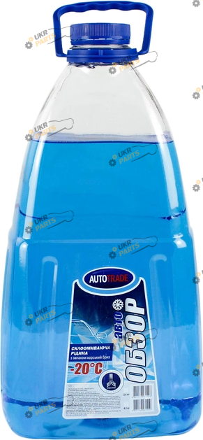 Жидкость омывателя готовая зимняя AutoTrade Obzor Auto Морской Бриз -20 °C 5 л (СТ-00087796)