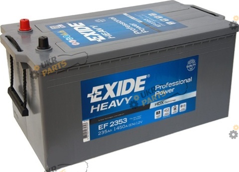 Грузовой аккумулятор Exide PROFESSIONAL POWER 1300 А 235 Ач (EF2353)