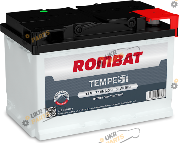 Автомобильный аккумулятор Rombat TEMPEST SEMI-TRACTION 72 Ач (STL3572)