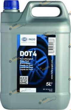 Тормозная жидкость Hella-Pagid DOT 4 BRAKE FLUID 5 л (8DF 355 360-031)
