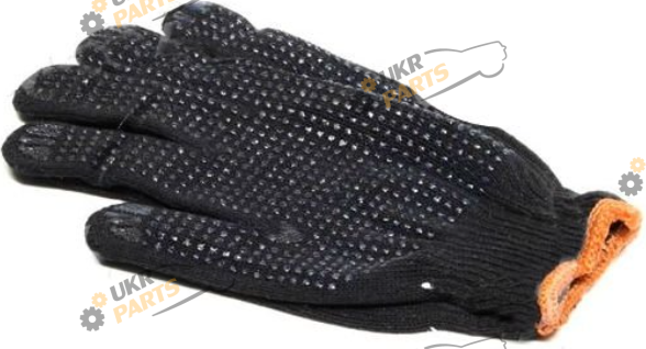 Перчатки черные с антискользящим покрытием Standard (ST-PR3)