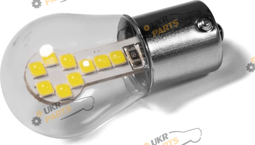 Лампочка StarLight T25 18 диодов SMD 3030 12V 1.5W WHITE в стеклянной колбе (29050130)