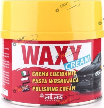 Полироль для кузова Waxy восковая Atas c мочалкой 0.25 л (4535324)