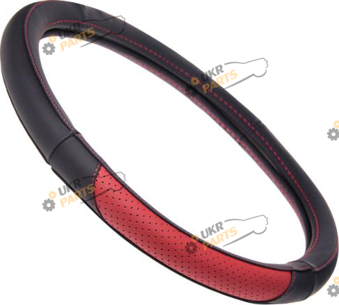 Чехол на руль Vitol L (39-41 см) черно-красный (VL 567 BK/RD L)