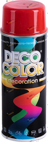 Аэрозольная краска Deco Color Decoration красный 400 мл (RAL3000/721238)