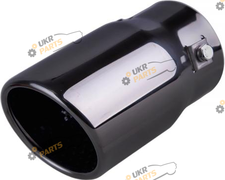 Насадка глушителя Vitol черная глянцевая (НГ-0008-BK)