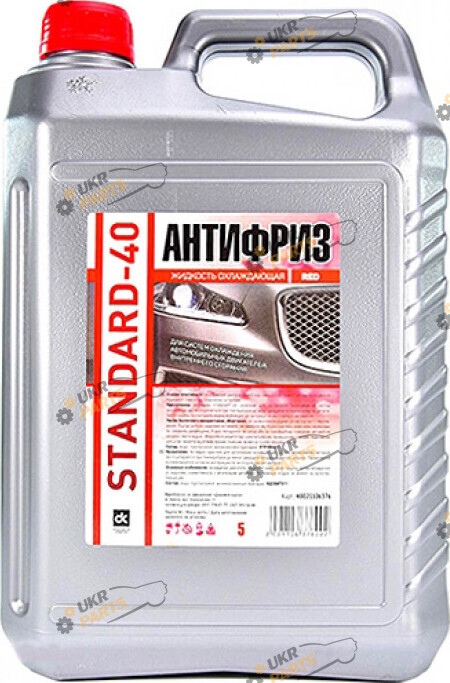 Антифриз Дорожная карта Standard-40 красный 5 л (48021106376)