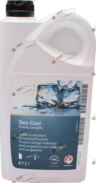 Антифриз General Motors DEX-COOL красный 2 л (93160376)