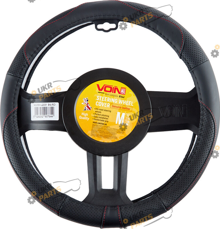 Чехол на руль Voin M (37-39 см) черно-красный (VLOD-L2031 BK/RD M)