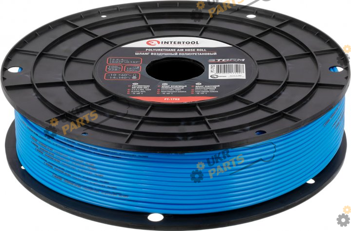 Пневматический шланг Intertool 4х6 мм 100 м (PT-1753)