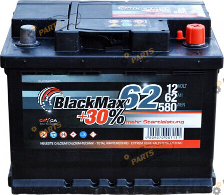 Автомобильный аккумулятор BlackMax 6СТ-62 Аз 62 Ач (B5005)