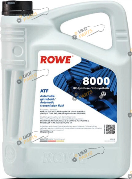 Масло трансмиссионное Rowe HIGHTEC ATF 8000 5 л (25012-0050-99)