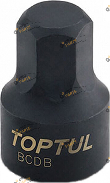 Головка HEX Toptul квадрат 1/4