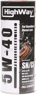 Моторное масло High Way 5W-40 1 л (10027)