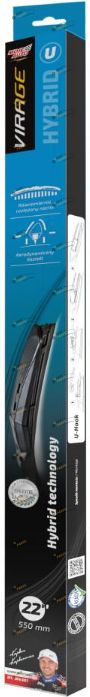 Дворник Virage Hybrid c адаптером типу U 550 мм (92-HU22)