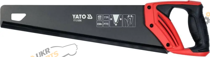 Ножовка по дереву Yato С тефлоновым покрытием, L= 400 мм, 7 зубов/1