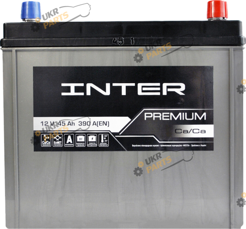 Автомобильный аккумулятор Inter Premium Asia 45 Ач (4820219073819)
