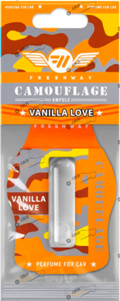 Ароматизатор Freeway Camouflage Ampule Love | Ваниль (CA05)