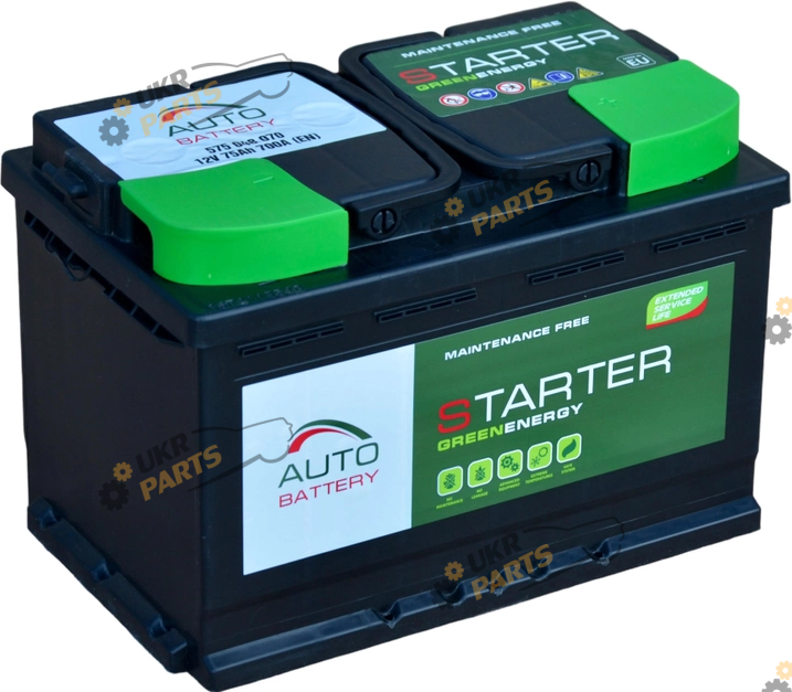 Автомобильный аккумулятор Monbat STARTER GE (-/+) EN700 75 Ач (СТ-00146893)