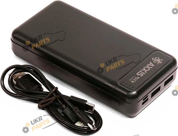 Повербанк Axxis 20 000мAh Fast Charge 5V2A с кабелем зарядки (ax-1389)
