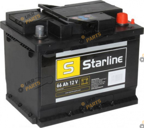Автомобильный аккумулятор Starline High Power 560 En, R+ 66 Ач (S BH 66R-560)