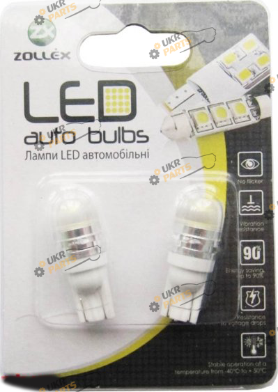 LED лампа Zollex T10 1 Вт (3281944)