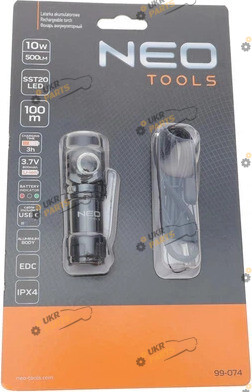 Ручной фонарь NEO TOOLS 500 lm (99-074)
