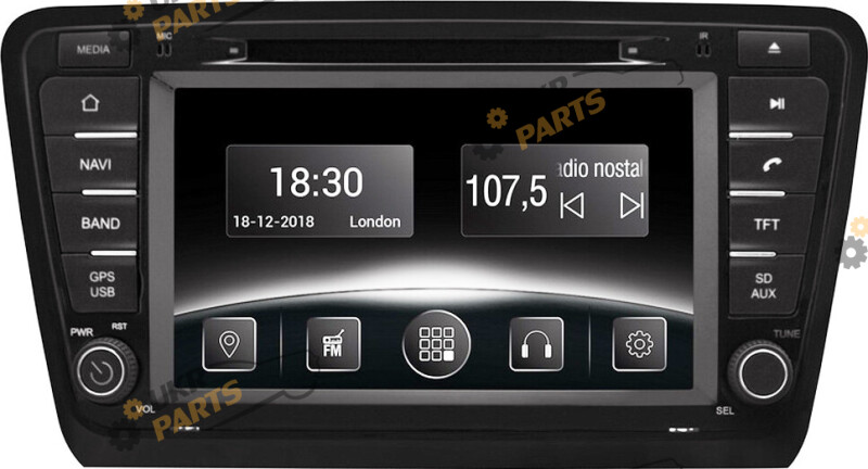 Штатная автомагнитола Gazer CM5008-5E3 Skoda (27349)