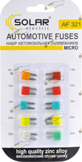 Предохранитель SOLAR MICRO 10 шт (AF321)