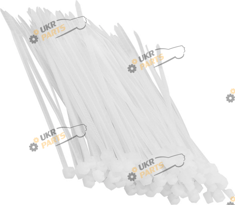 Набор хомутов GEMI 100 штук 150x2.5мм белые (NR TKUV 150X2.5W)