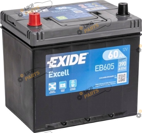 Автомобильный аккумулятор Exide EXCELL (EB605) 390 А 60 Ач (EB605)