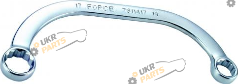Ключ накидной Force С-образный 12х14мм (7611214)