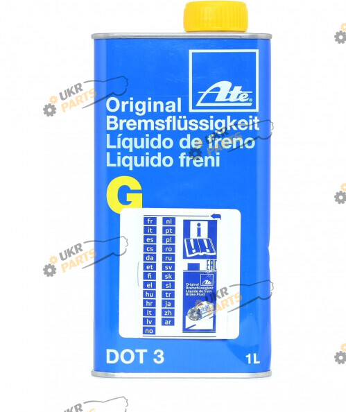 Тормозная жидкость Ate DOT 3 Brake Fluid G 1 л (03.9901-5302.2)