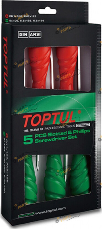 Набор отверток Toptul Super Grip 5 шт (GAAE0509)