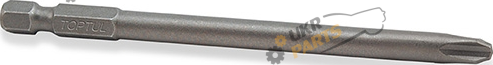 Бита Toptul PH2 1/4 (под шуруповерт) удлиненная (FSIB0802)