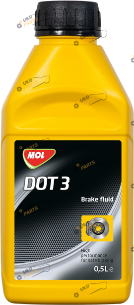Тормозная жидкость MOL DOT 3 0.5 л (19010446)