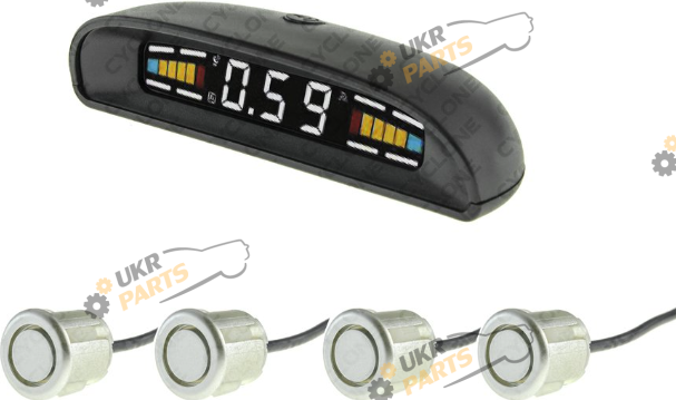 Парктроник Cyclone SQ 4D silver 4 датчика (SQ-4D silver)