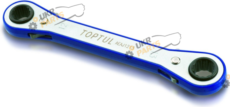Ключ накидной Toptul с трещеткой 14 мм 14x15 мм (AEAJ1415)