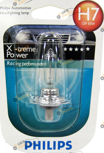 Галогеновая лампа Philips X-Treme Power +80% H7 1 шт (12972 XP S1)