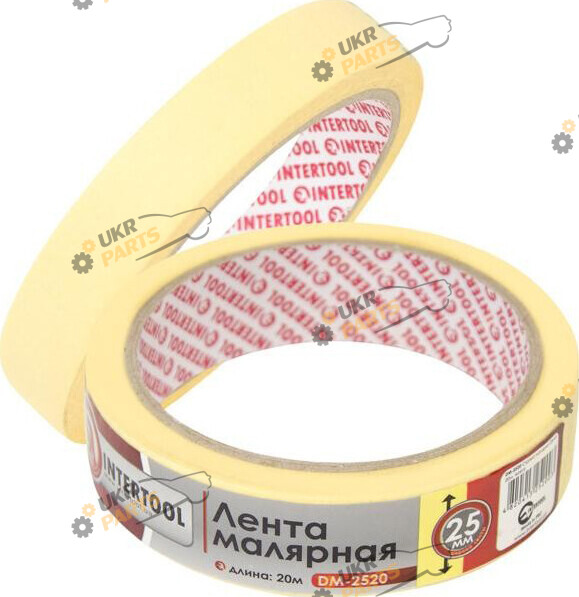 Односторонний Малярная лента Intertool 40 мм / 25 мм (DM-2540)