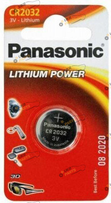 Батарейка Panasonic Lithium Power CR2032 1 шт. (CR-2032EL)