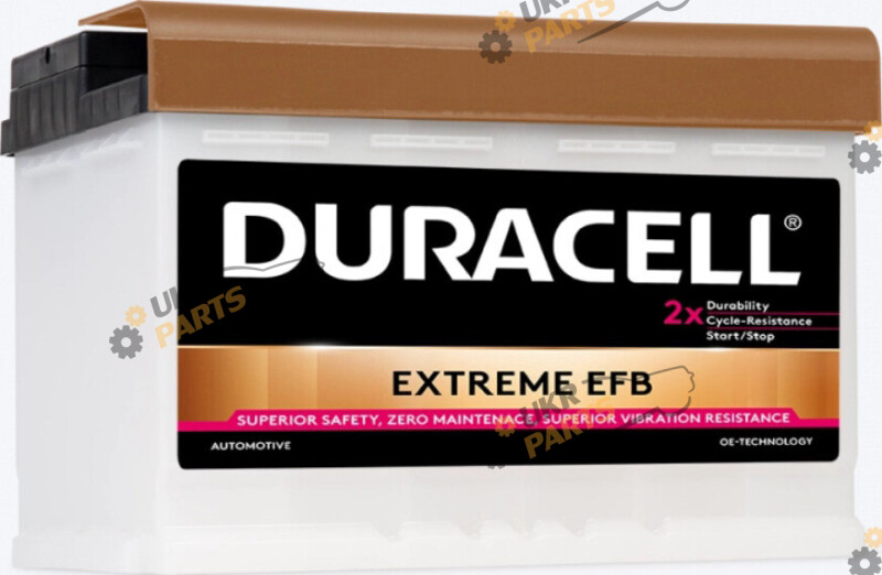 Автомобильный аккумулятор Duracell Extreme 70 Ач (DE70EFB)