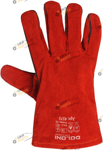 Перчатки красные D-Flame 10 (4575)